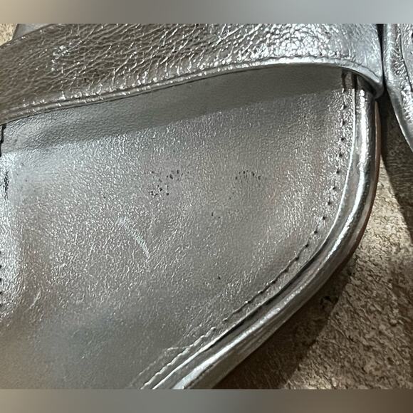 Michael Michael Kors Ankle Strap heels Silver size 9 - Picture 7 of 11